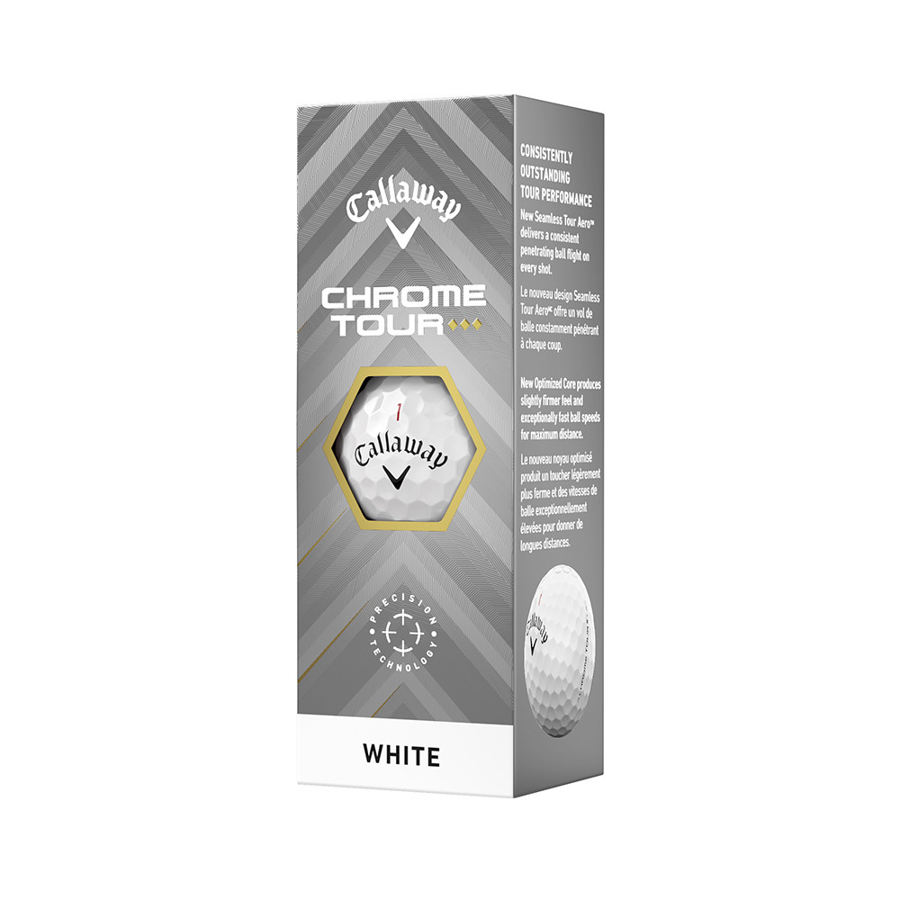 Callaway Chrome Tour Triple Diamond White Golf Balls - Prior